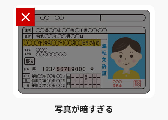 写真が暗すぎる